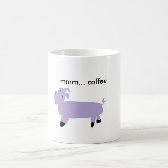 Caneca De Café porco roxo, mmm… café (Centro)