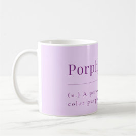 Caneca De Café Porfirófilo: Lavanda para entusiastas roxos