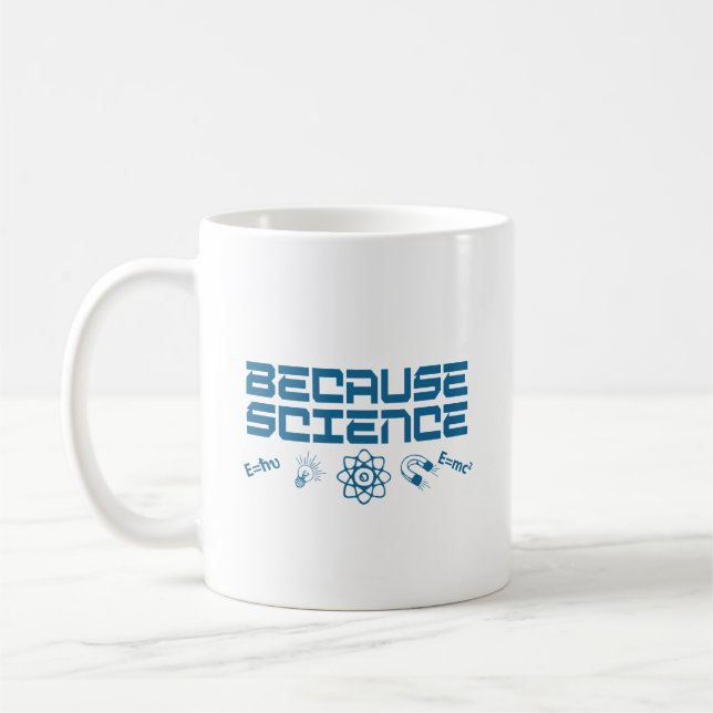 Caneca De Café Porque ciência (Esquerda)