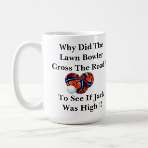 Caneca De Café Porque É Que O Caçador Atravessou A Estrada?