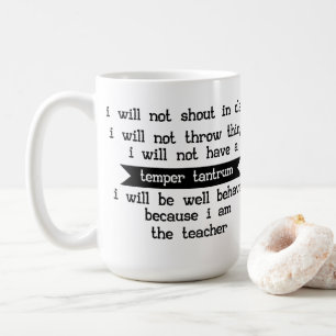 Caneca De Café Porque eu sou o professor - humor do professor na