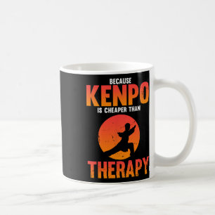 Caneca De Café Porque Kenpo é Melhor Que Terapia Piada de Karatê