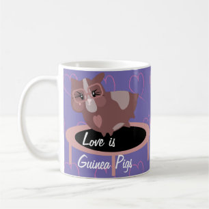 Caneca De Café Porquinhos-da-índia Fofos se Exercitando