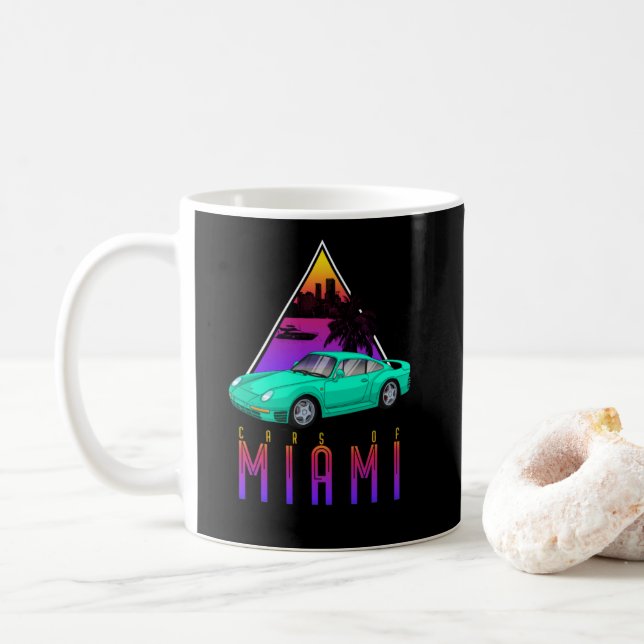 Caneca De Café Porsche 959 (Com Donut)
