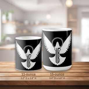 Caneca De Café Porta com Chave