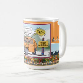 Caneca De Café Porta é um Pote | Humor Clássico de Jogo de Palavr