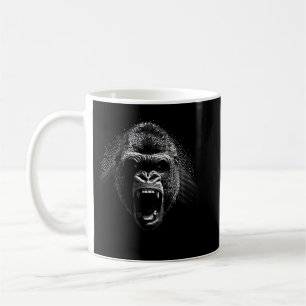 Caneca De Café Porta Primate de Gorilla Chimpanzee Mackey