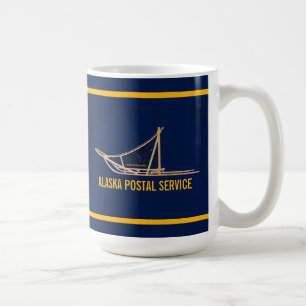 Caneca De Café Portador postal do trenó do cão de Alaska