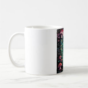 Caneca De Café Portal da Floresta Cósmica – Jornada Além do Véu