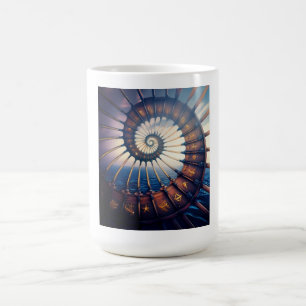 Caneca De Café Portal Das Estrelas De Madeira Na Água