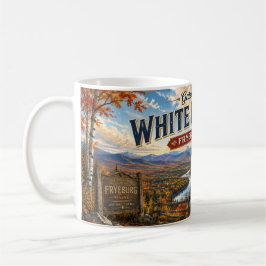 Caneca De Café Portal para as Montanhas Brancas Fryeburg Maine