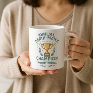 Caneca De Café Portal Principal Anual Engraçado de Campeão de Com