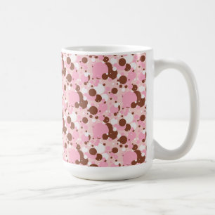 Caneca De Café Portas napolitanas: Mug De Café De 10 Rosas claro