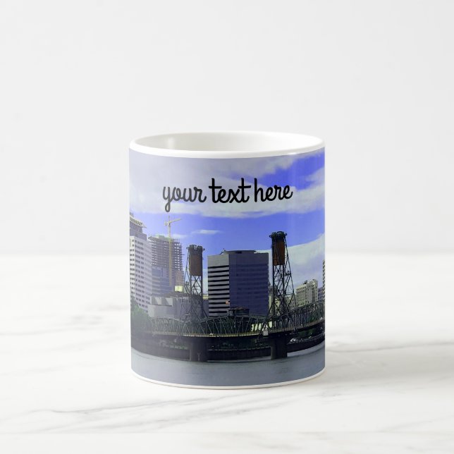 Caneca De Café Portland Hawthorne Bridge #1 Mug (Centro)