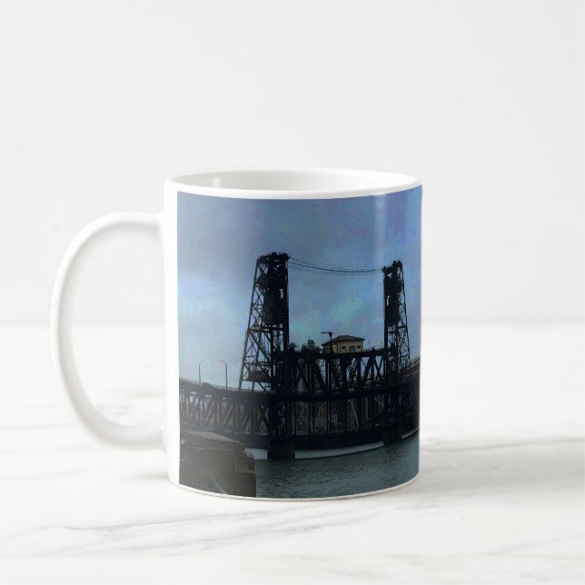 Caneca De Café Portland Steel Bridge nº 1 Mug (Esquerda)