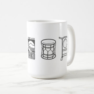 Caneca De Café Portland Taiko Large Line Art Mug