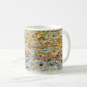 Caneca De Café Pôrto Dourado Vintage São Francisco