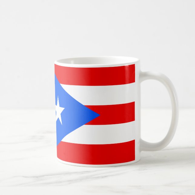 Caneca De Café Porto Rico Bandeira Cerâmica Café Mug (Direita)