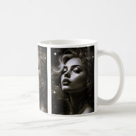 Caneca De Café Portrait d'une beauté cosmique.