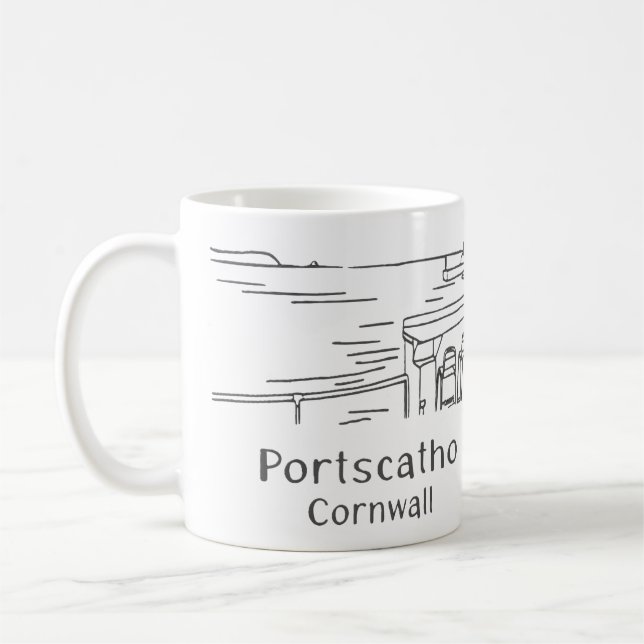 Caneca De Café Portscatho Harbor Mug (Esquerda)
