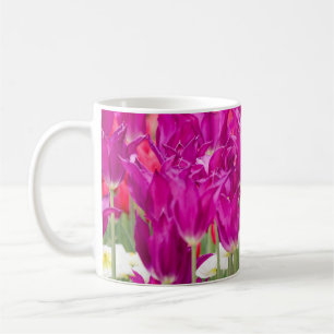 Caneca De Café Posições Rosa Púrpura Brilhantes