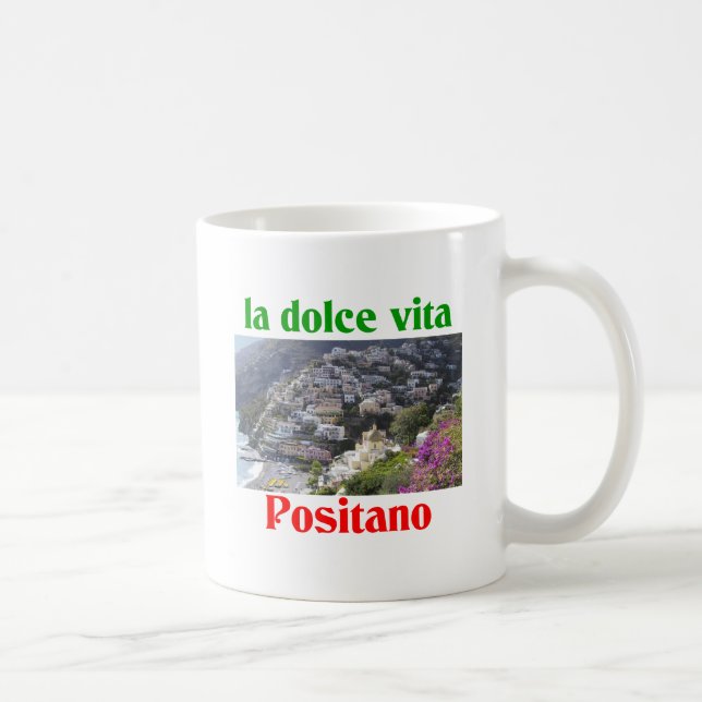 Caneca De Café Positano Italia (Direita)