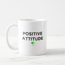 Caneca De Café Positiva atitude ele - Mug