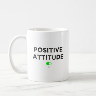 Caneca De Café Positiva atitude ele - Mug