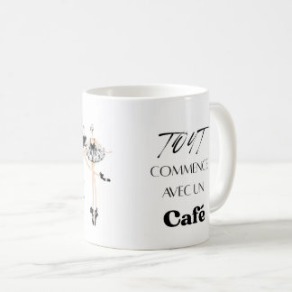 Caneca De Café Positive Energy Coffee Mug for Work and Study