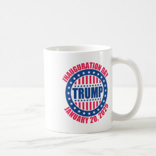 Caneca De Café Posse de Trump Dia 2025 EUA Patriótico Janeiro