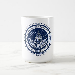 Caneca De Café posse do logotipo inaugural do presidente Biden Ha