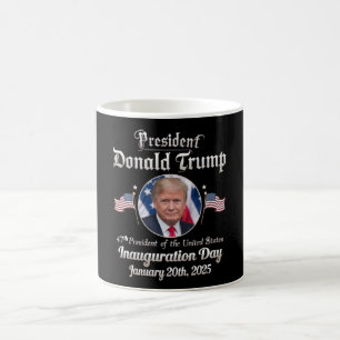 Caneca De Café Posse do presidente Trump 2025 47º presidente dos