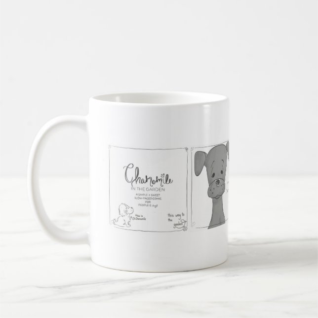 Caneca De Café Possibilidade Camomila História em Quadrinhos (Esquerda)