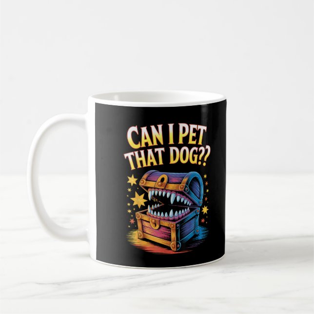 Caneca De Café Posso Acariciar Esse Cachorro Presente de Design d (Esquerda)