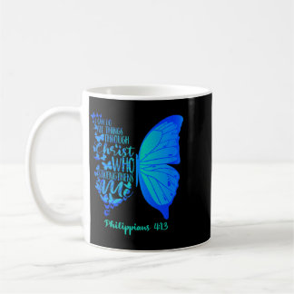 Caneca De Café Posso Fazer Coisas Através de Cristo Que Fortalece