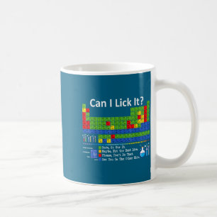 Caneca De Café Posso Lamber Tabela Periódica Ciência Professor