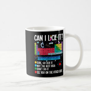 Caneca De Café Posso Lamber Tabela Periódica Divertida Química Ci