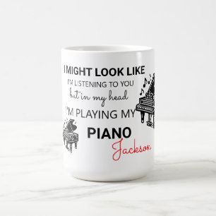 Caneca De Café Posso Parecer que Estou Ouvindo Você