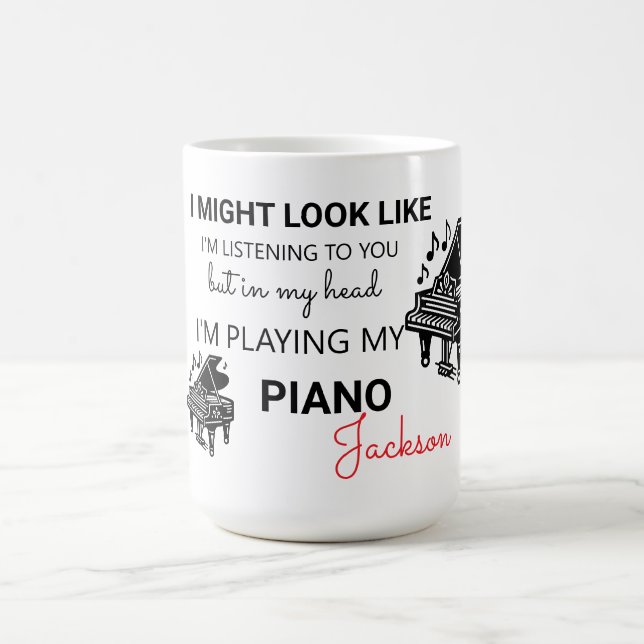 Caneca De Café Posso Parecer que Estou Ouvindo Você (Centro)