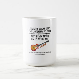 Caneca De Café Posso parecer que estou te ouvindo, mas na minha