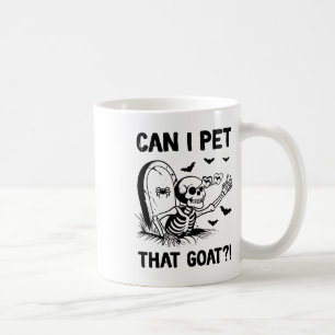 Caneca De Café Posso Pôr Aquele Halloween De Cabra?