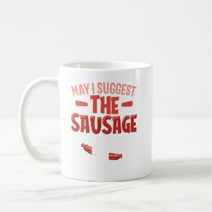 Caneca De Café Posso Sugerir O Humor Grelha De Salsicha Mestre BB
