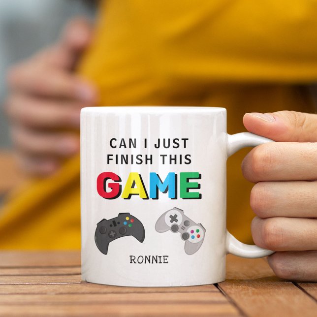 Caneca De Café Posso Terminar Este Jogo Engraçado? (Criador carregado)