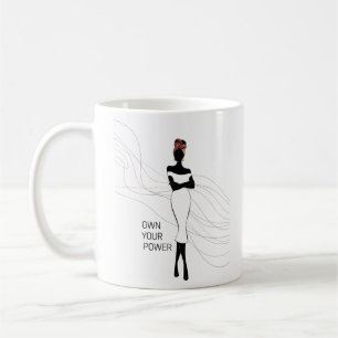 Caneca De Café Possuir seu poder: um retrato da confiança e da gr