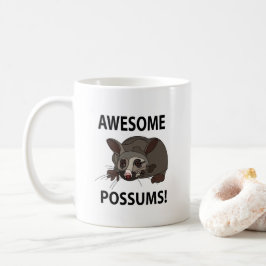 Caneca De Café Possum Awincrível Funny Possum