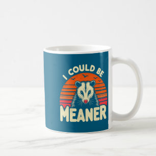 Caneca De Café Possum engraçado eu poderia ser mais malvado meme