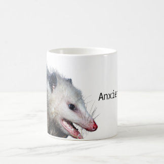 Caneca De Café Possum Life - Ansiedade