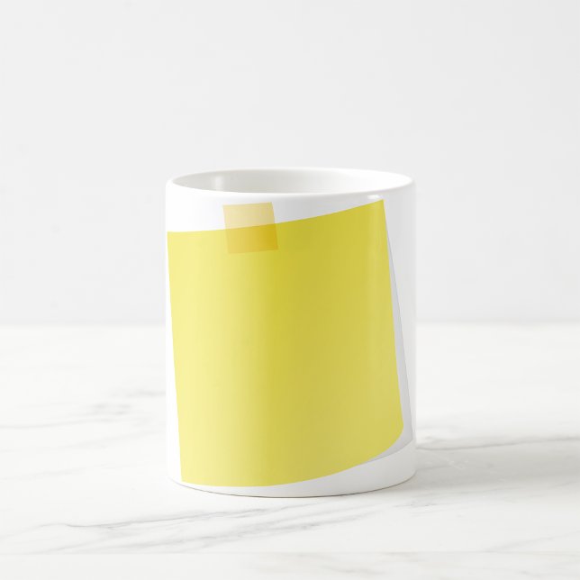 Caneca De Café Poste Amarelo - Nota Mug (Criador carregado)