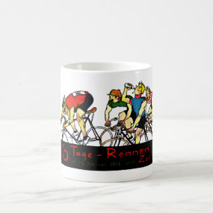 Caneca De Café Poster da raça de bicicleta 1914