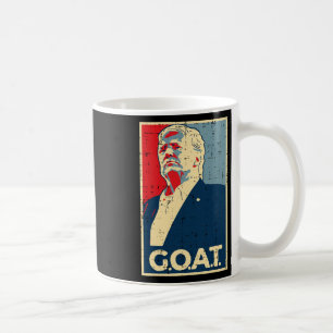 Caneca De Café Poster de Goat Trump 2024